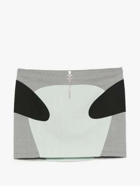 Off-White zip-fastening mini skirt