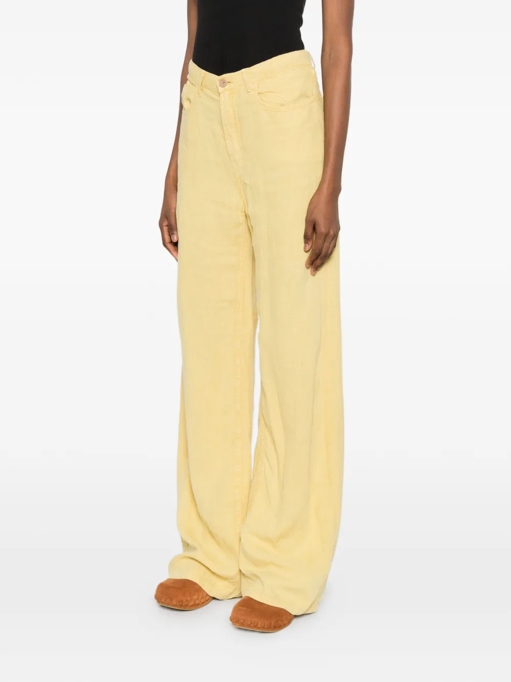  Lois Jeans Loose Denim Jeans - Yellow 
