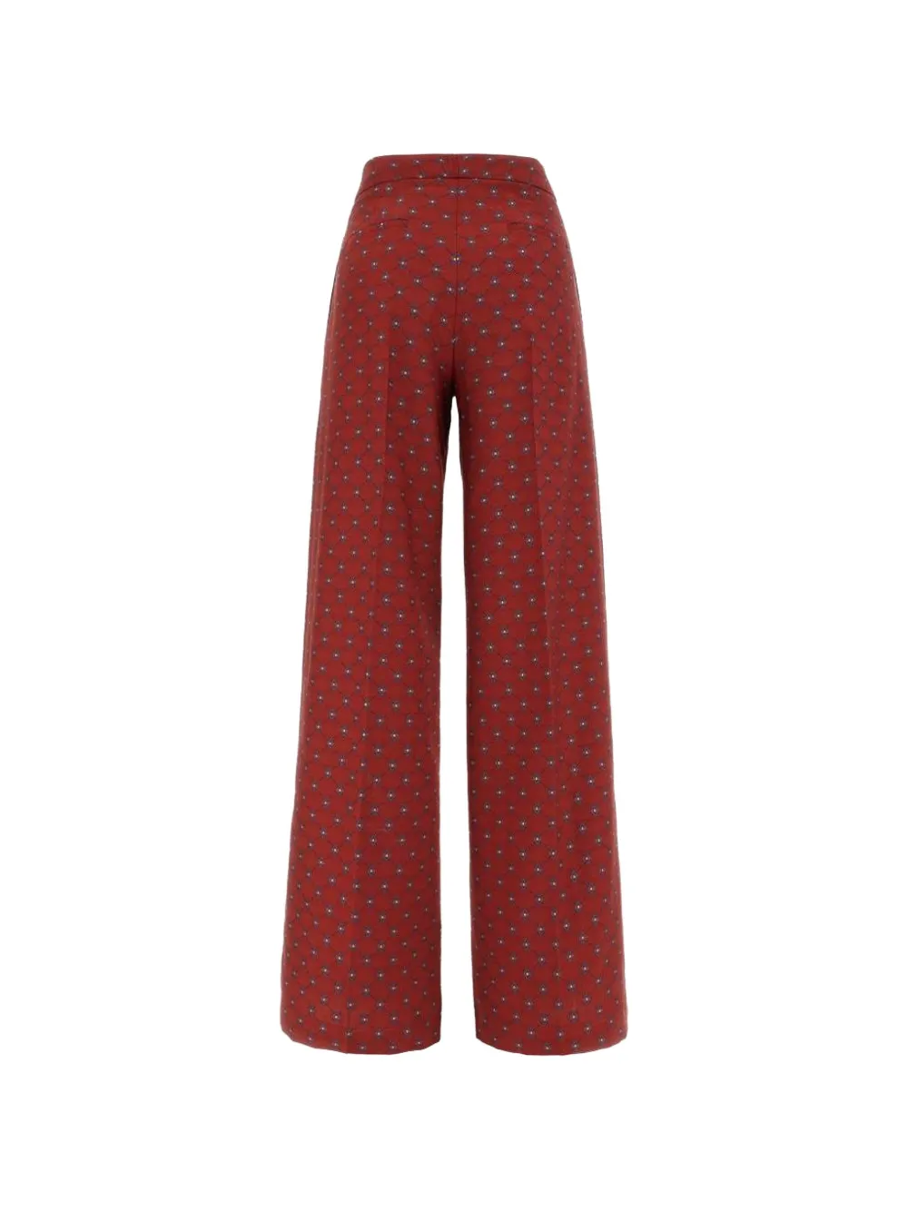ETRO Plooibroek met knoopdetail Rood