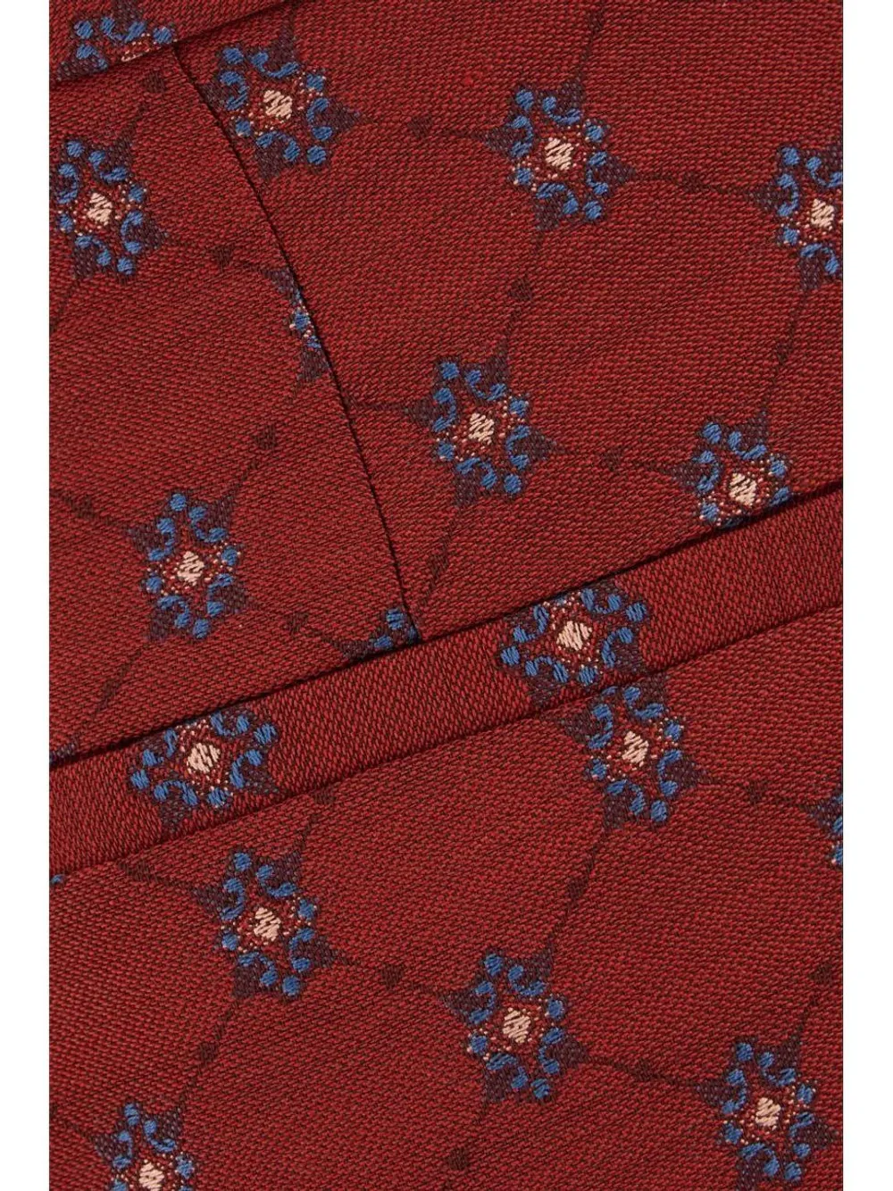 ETRO Plooibroek met knoopdetail Rood
