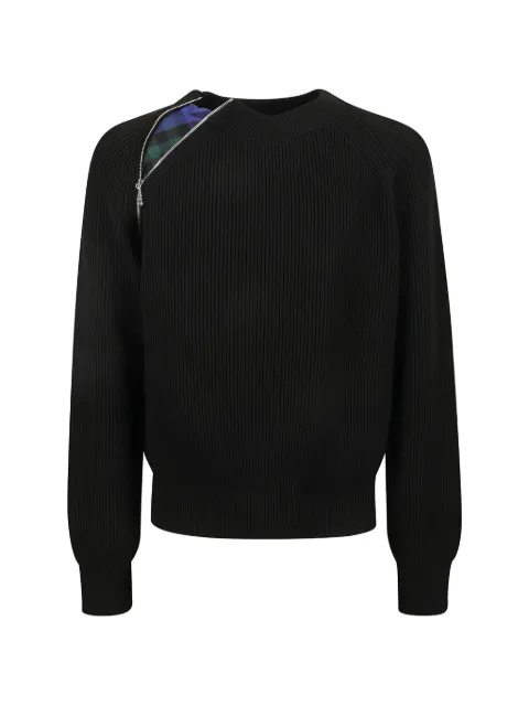 Burberry zip-detail sweater