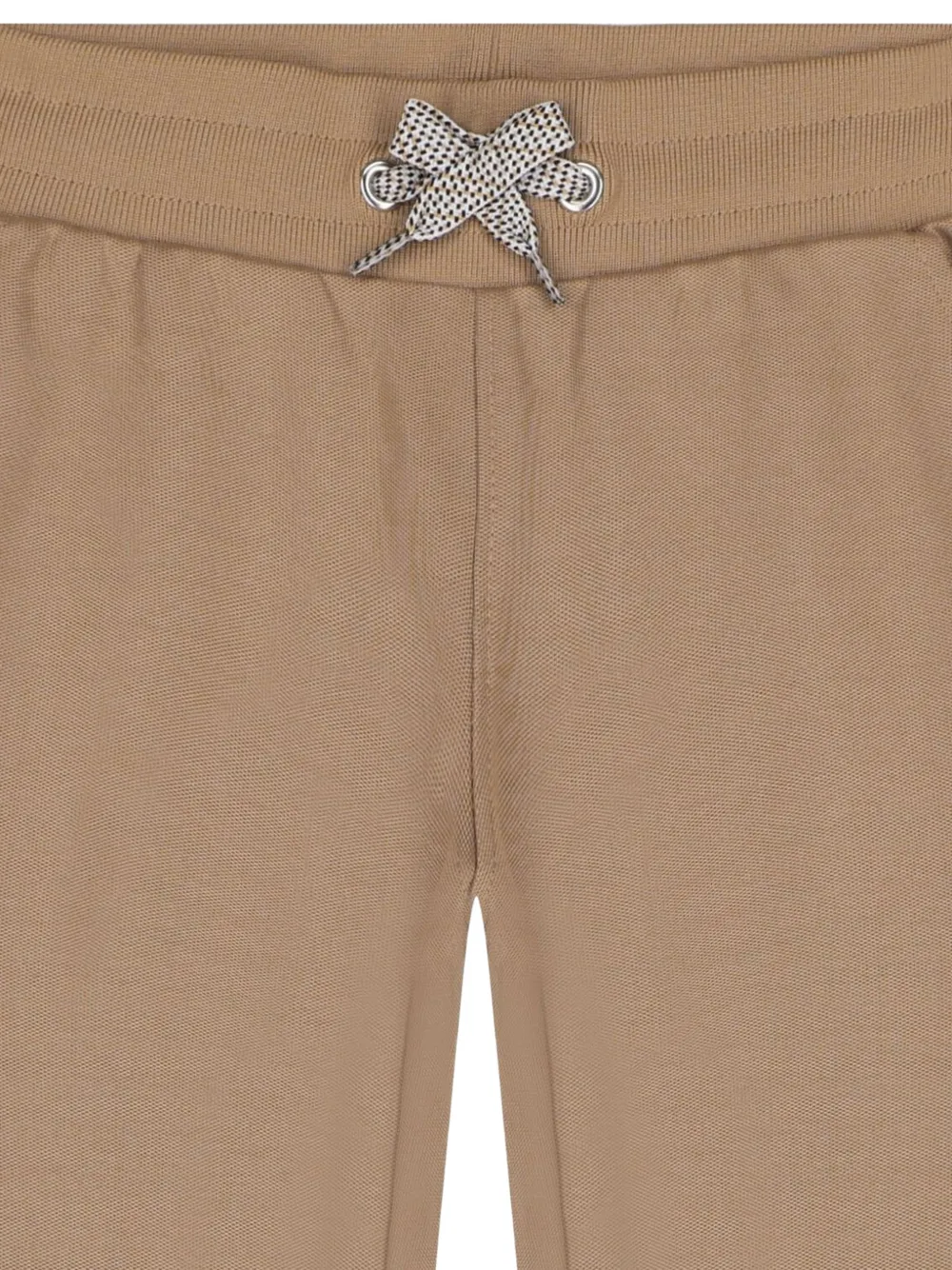 BOSS Kidswear Joggingbroek met gestreepte afwerking Beige