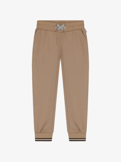 BOSS Kidswear striped-trim jogging bottoms