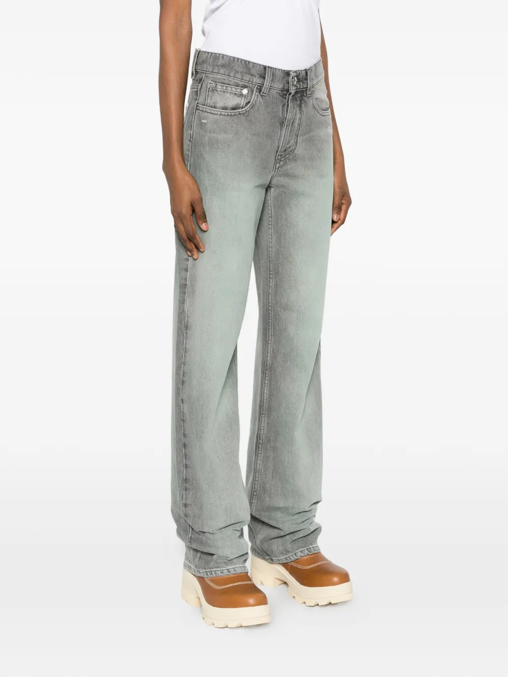 Off-White Jeans met knopen Grijs