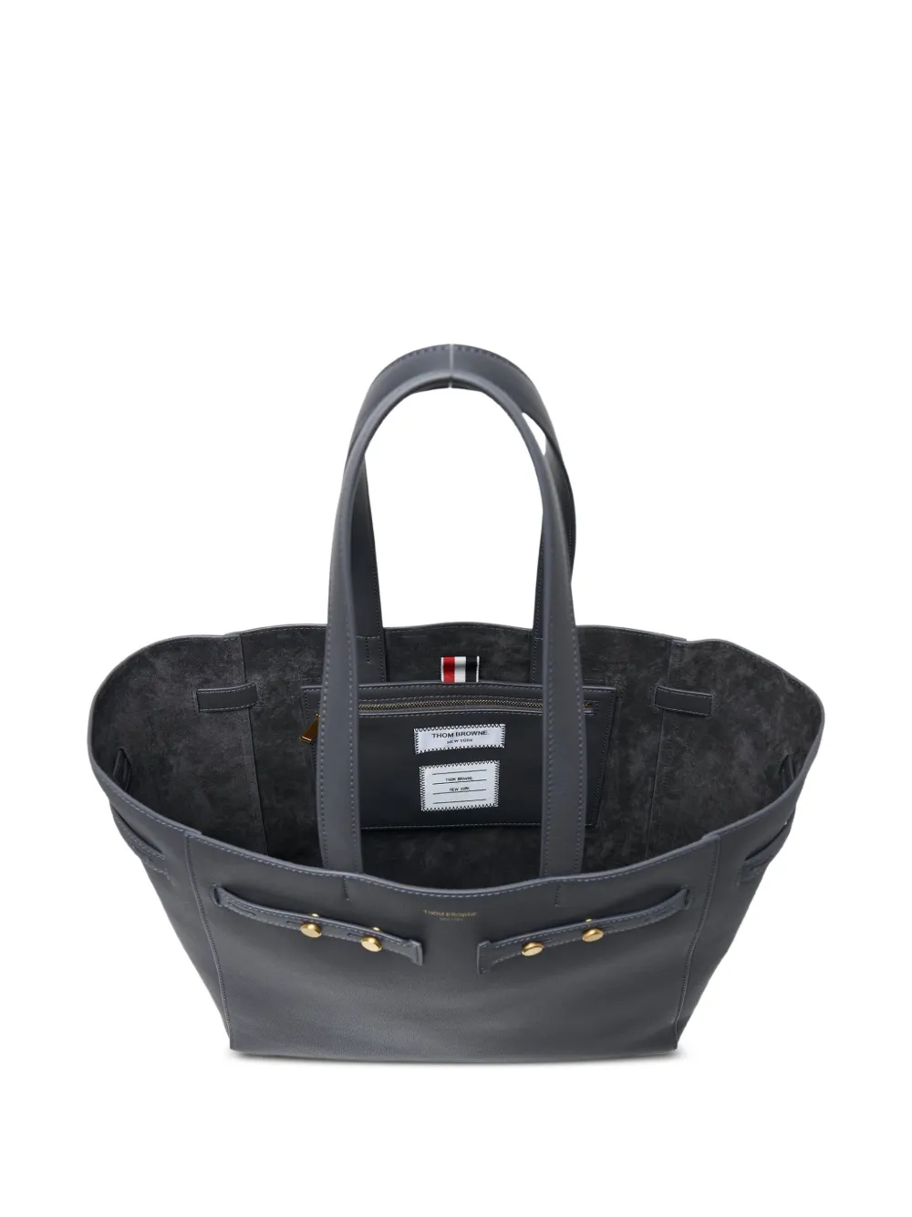 Thom Browne Mrs. Thom Cabas tas van zacht kalfsleer Grijs