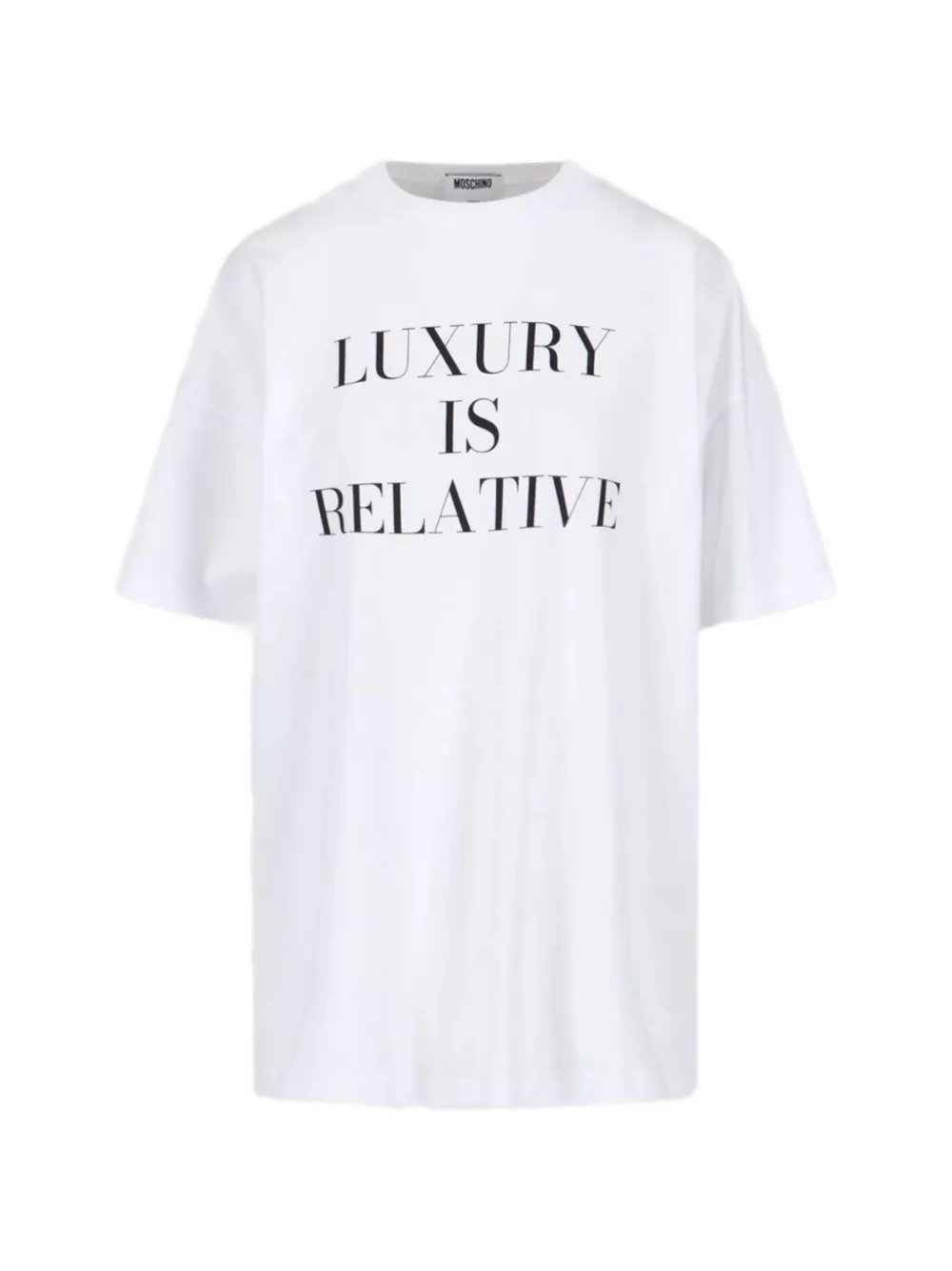 Moschino Klassisches T-Shirt - Weiß