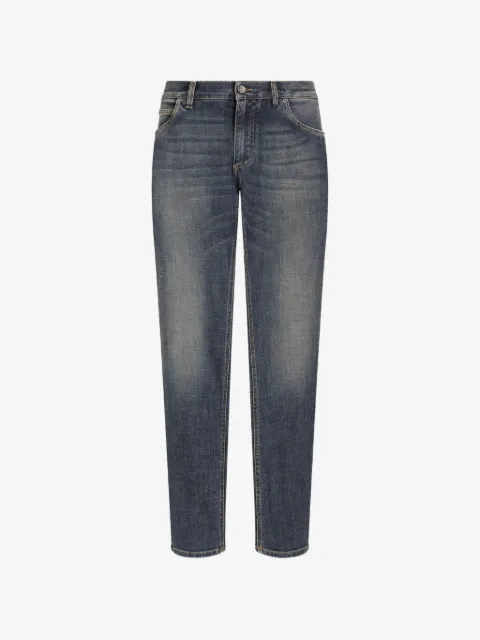 Dolce & Gabbana regular-fit blue wash stretch jeans