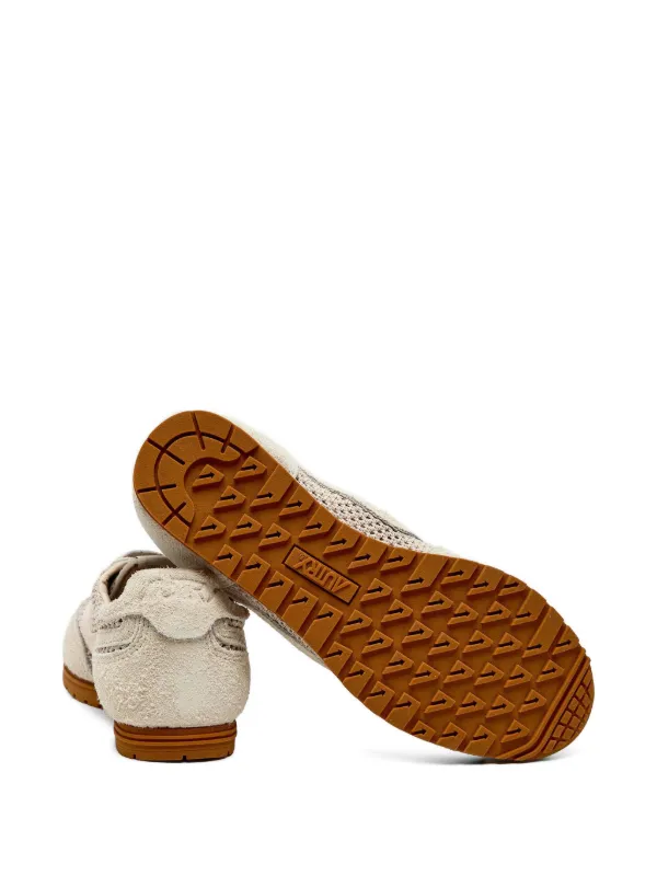 Autry Windspin Mesh Panelling Suede Sneakers | Neutrals | FARFETCH CA