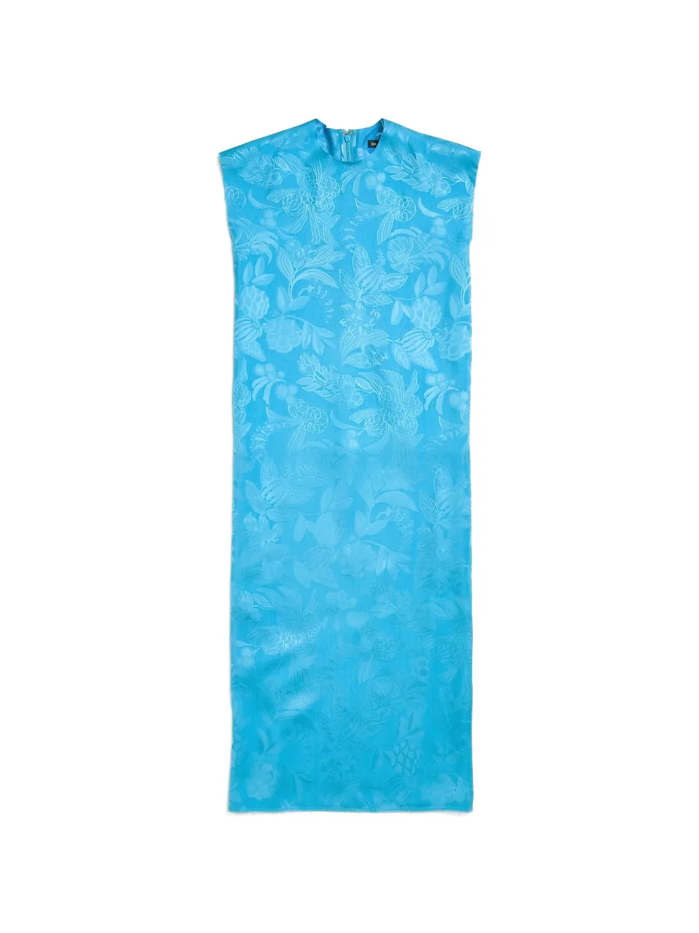 Balenciaga patterned mini dress - Blu