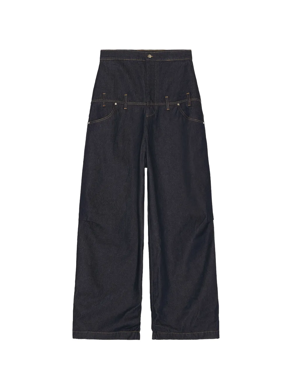 Spencer Badu Jeans a vita alta - Blu