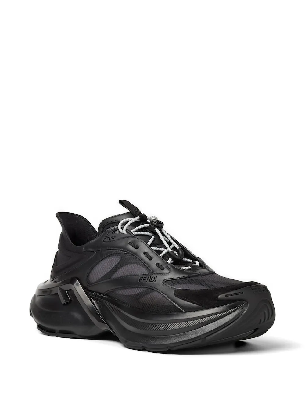 FENDI F-Light sneakers met veters Zwart