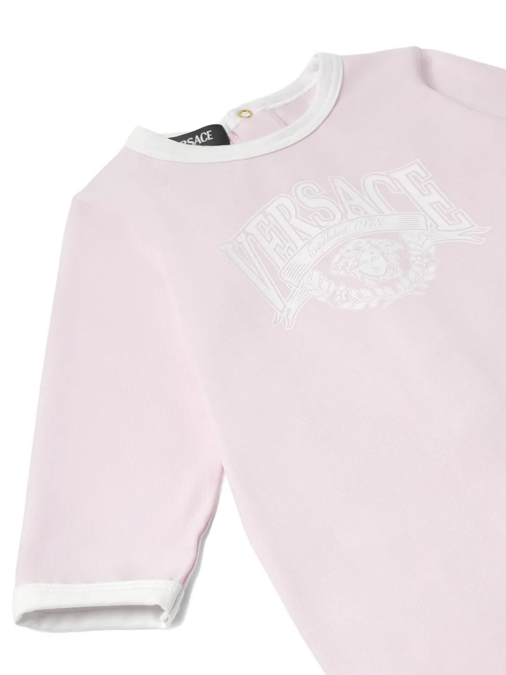 Versace Kids Pyjama met print Roze