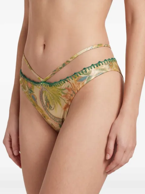 Del Maar paisley bikini bottom