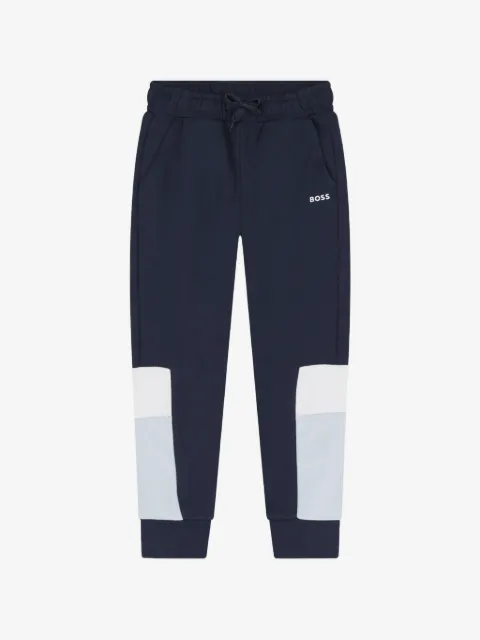BOSS Kidswear pantalon de jogging à design colour block