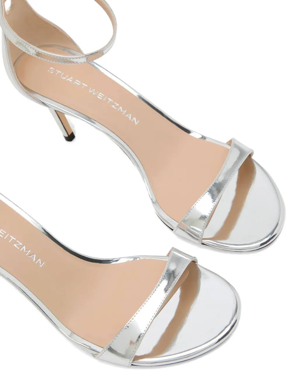 Stuart Weitzman Nudist II ankle-strap sandals Zilver