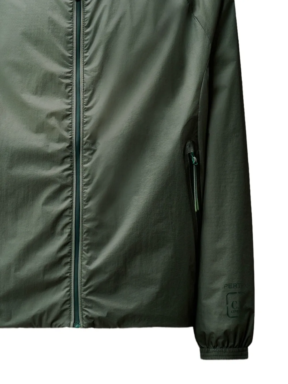  C.p. Company Hooded Zip Jacket - Green 
