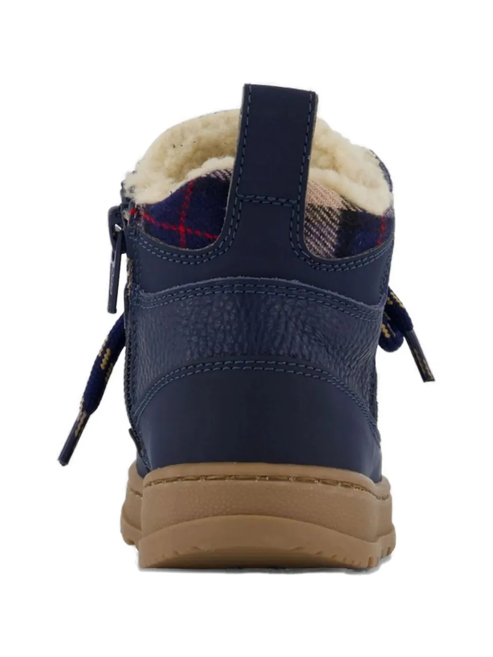 DSQUARED2 KIDS Laarzen met vlakken en tartan ruit Blauw