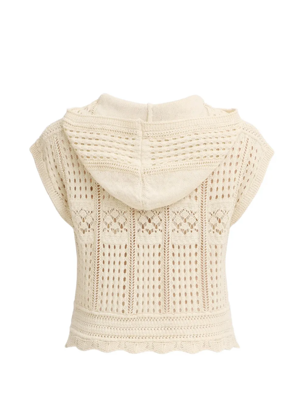  Twinset Top Con Capucha - Neutro 