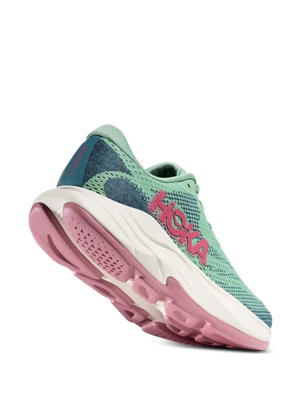 HOKA Rincon 4 mesh sneakers met logo Groen