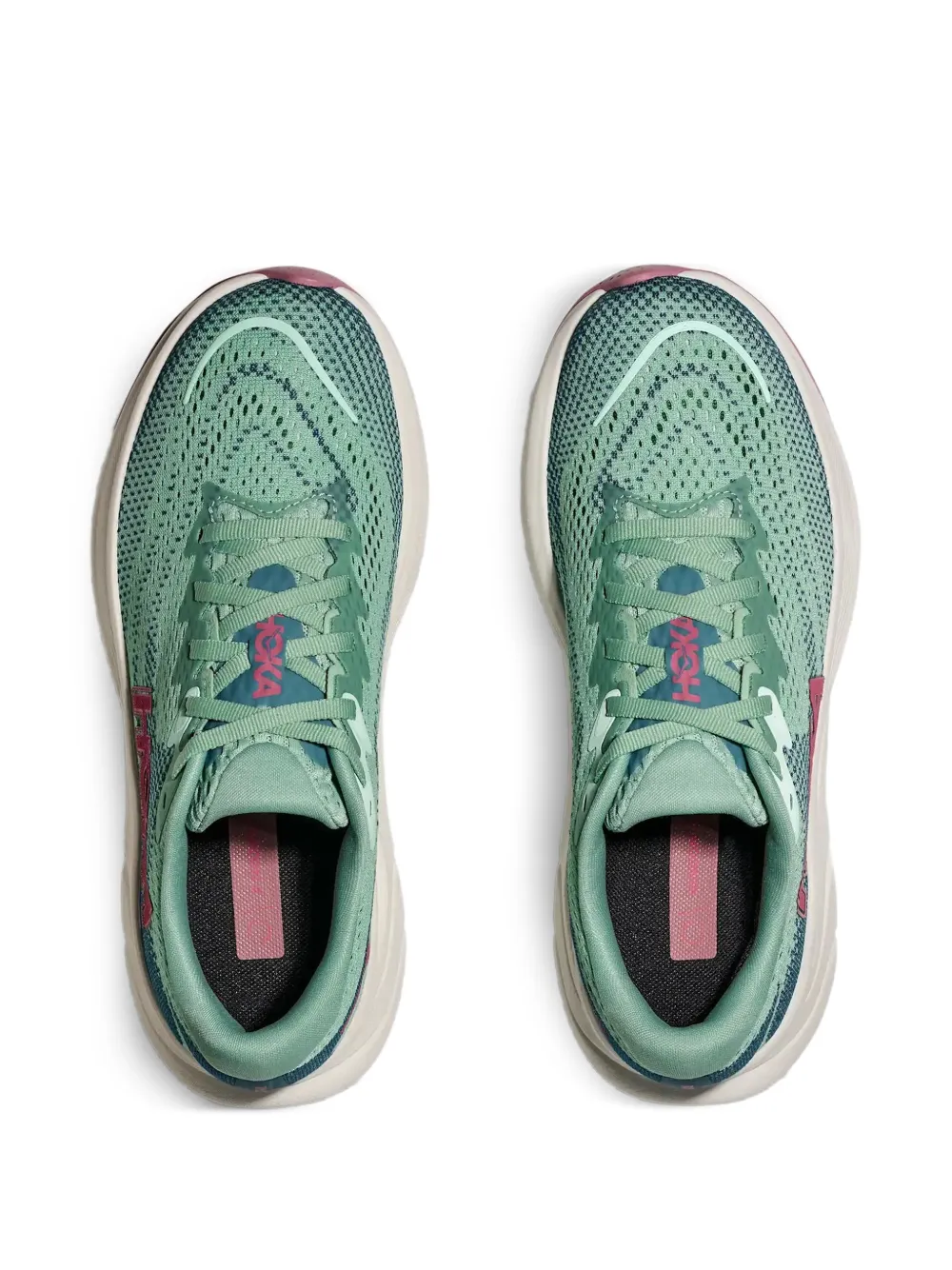 HOKA Rincon 4 mesh sneakers met logo Groen