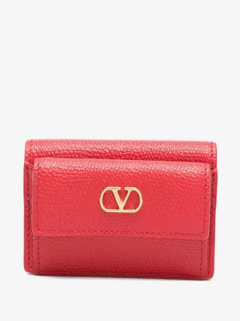 Valentino Garavani cartera texturizada con logo V