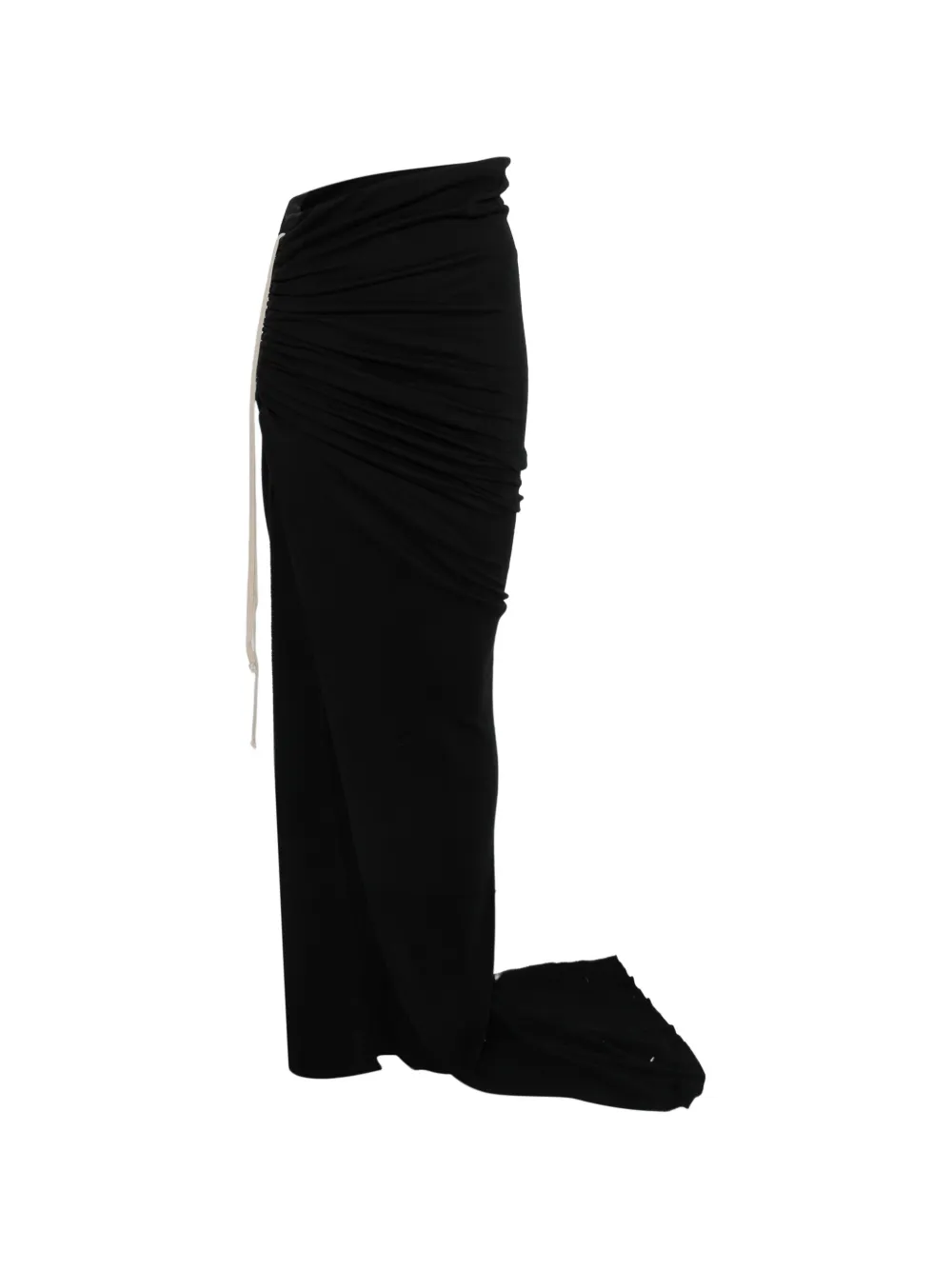 Rick Owens Edfu ruched maxi skirt - Black