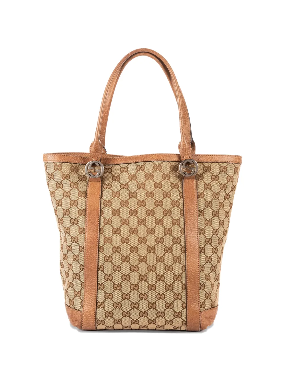 Gucci Pre-Owned GG Miss shopper met logopatroon Beige