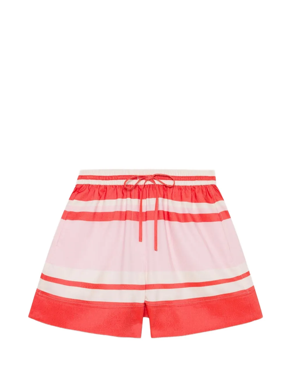 Simkhai Karleigh striped shorts - Rosso