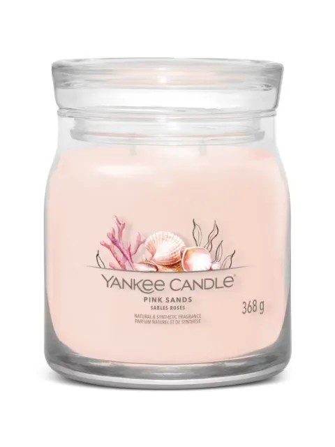 yankee candle vela Pink Sands mediana