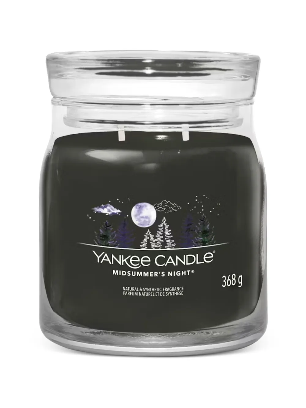 yankee candle medium Midsummer's Night candle - Nero