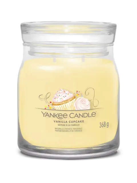 yankee candle medium Vanilla Cupcake candle