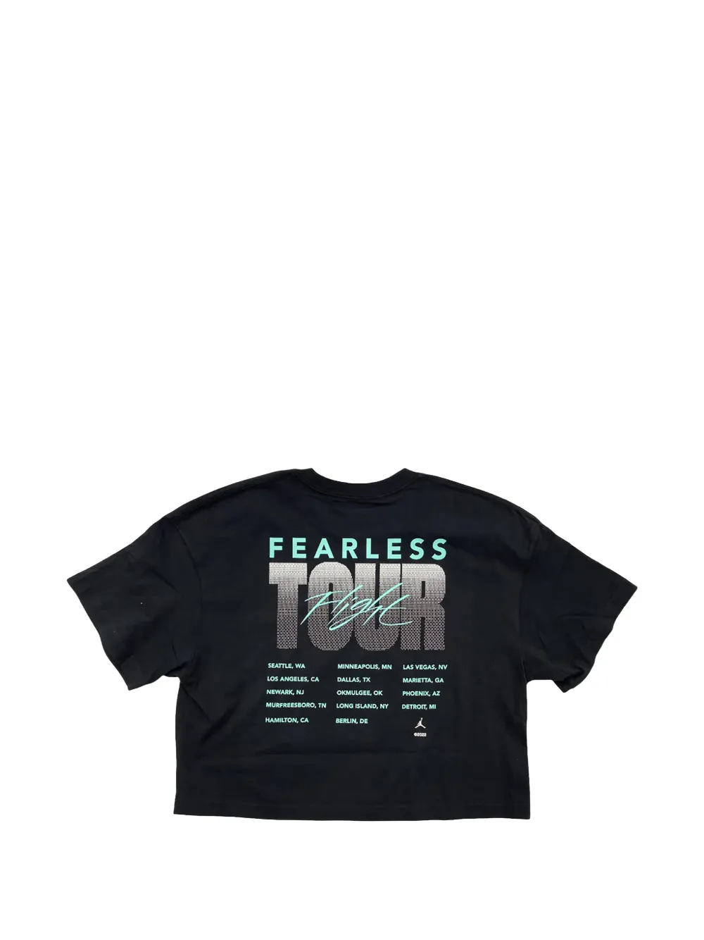 Jordan T-shirt met grafische print Zwart