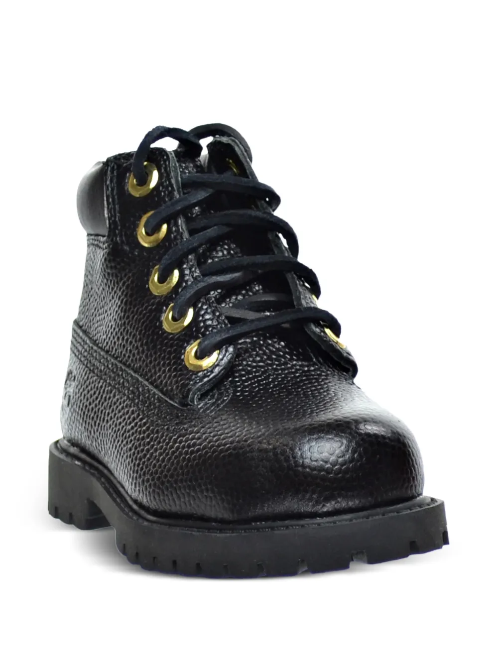 Timberland Kids textured crib shoes - Nero