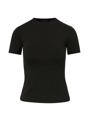 Helmut Lang Core logo-print Cropped T-shirt | Black | FARFETCH