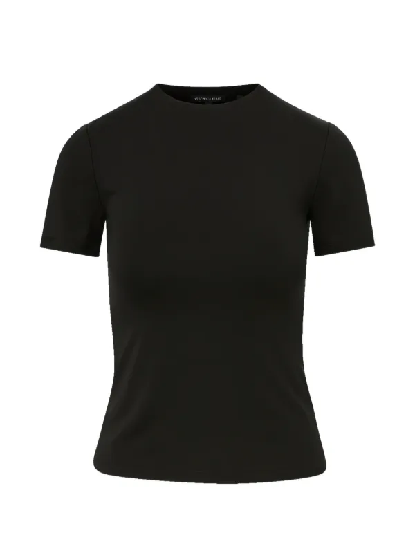 Veronica Beard Benedict Crewneck T-shirt in Black