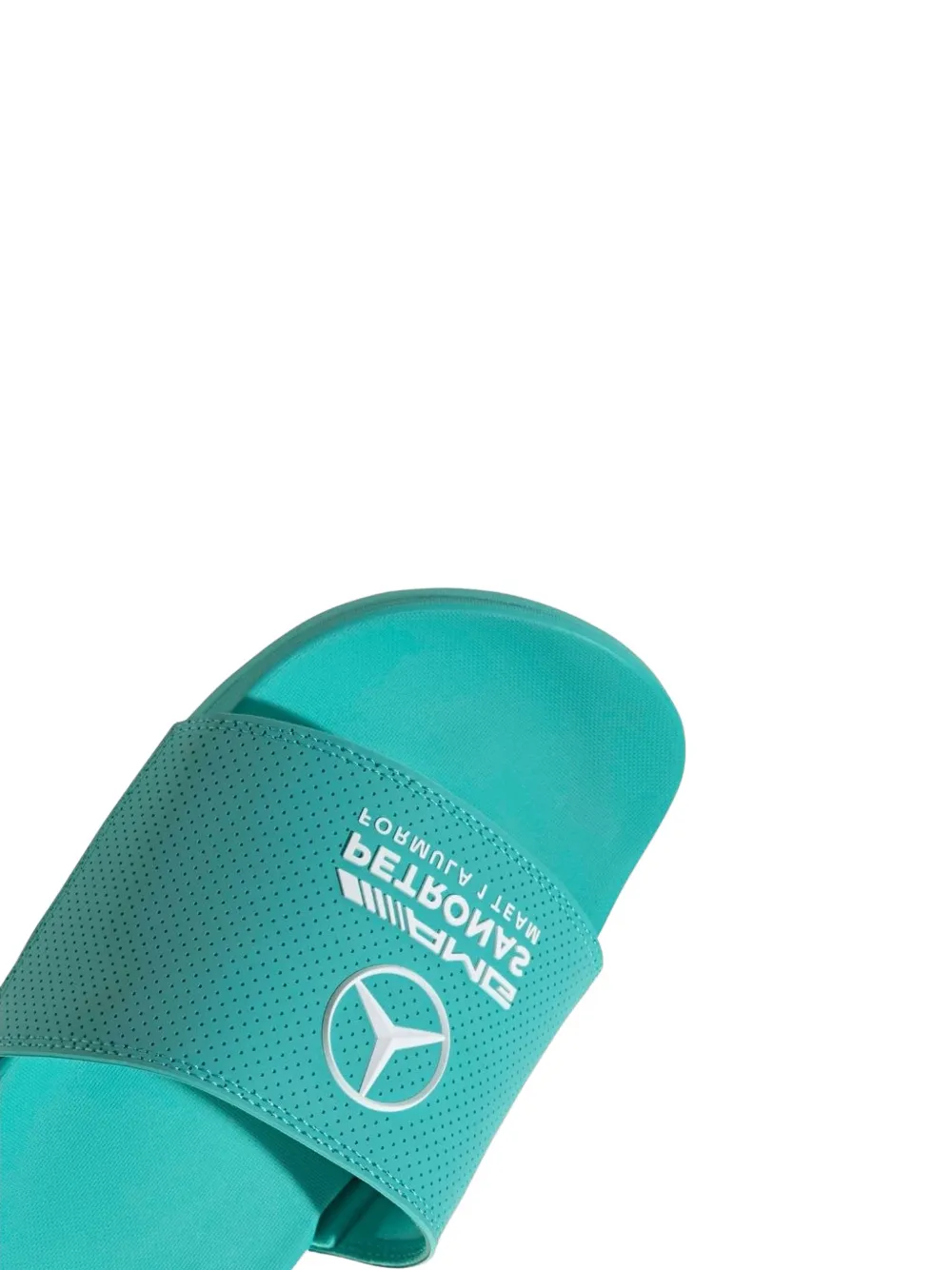 adidas x Mercedes-AMG Petronas F1 Team teenslippers met geperforeerd bandje Blauw