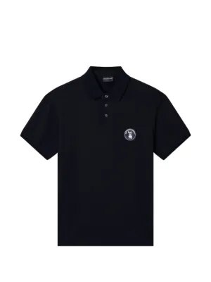 Ralph Lauren Purple Label Camisa Polo Com Logo Bordado | Preto