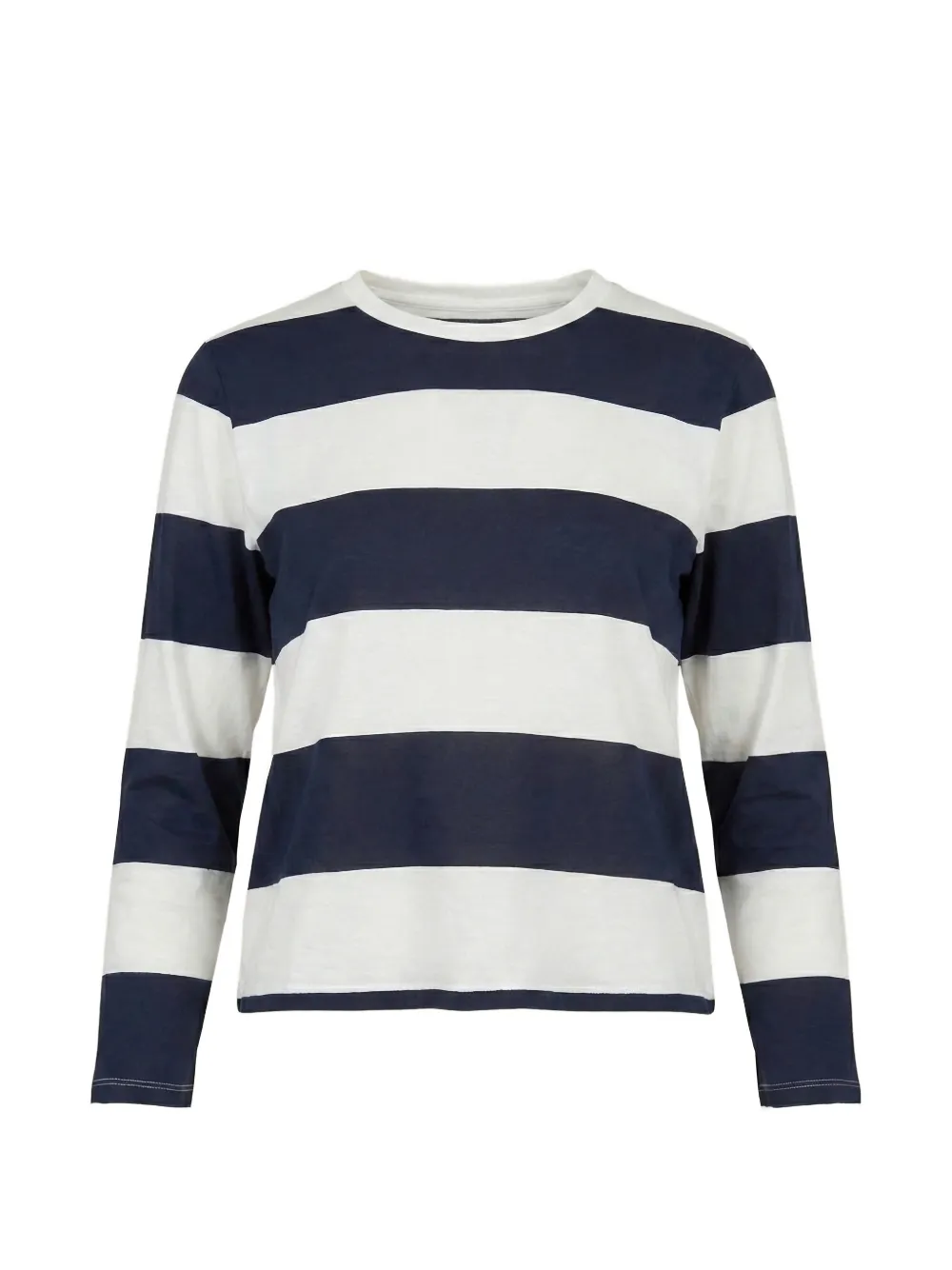 Cynthia Rowley Gestreiftes Langarmshirt - Blau