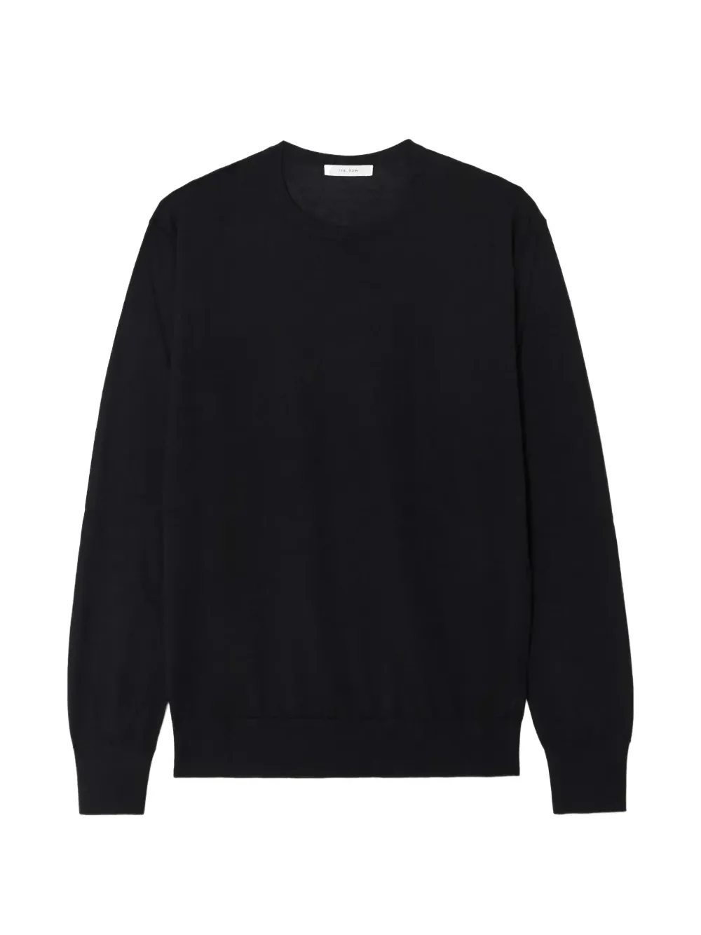 The Row long-sleeve round-neck sweater - Nero