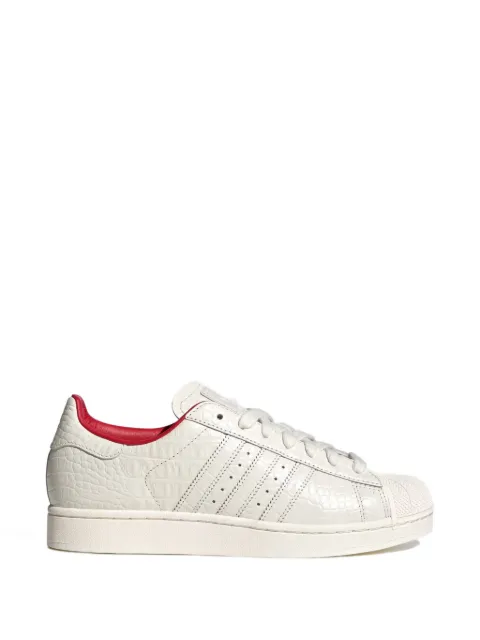 adidas Superstar II reptile-effect sneakers