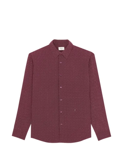 Saint Laurent Cassandre buttoned dotted shirt