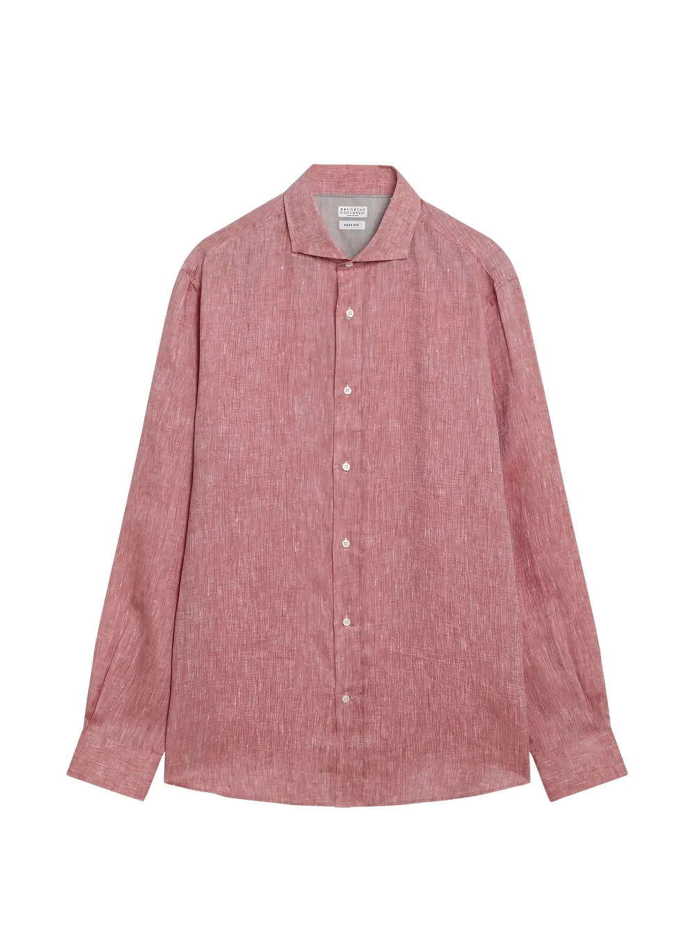 Brunello Cucinelli linen shirt - Rosso