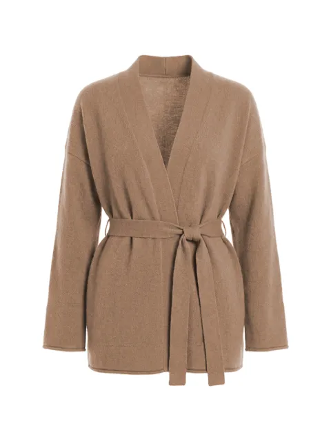 Max Mara v-ringad kofta med bälte
