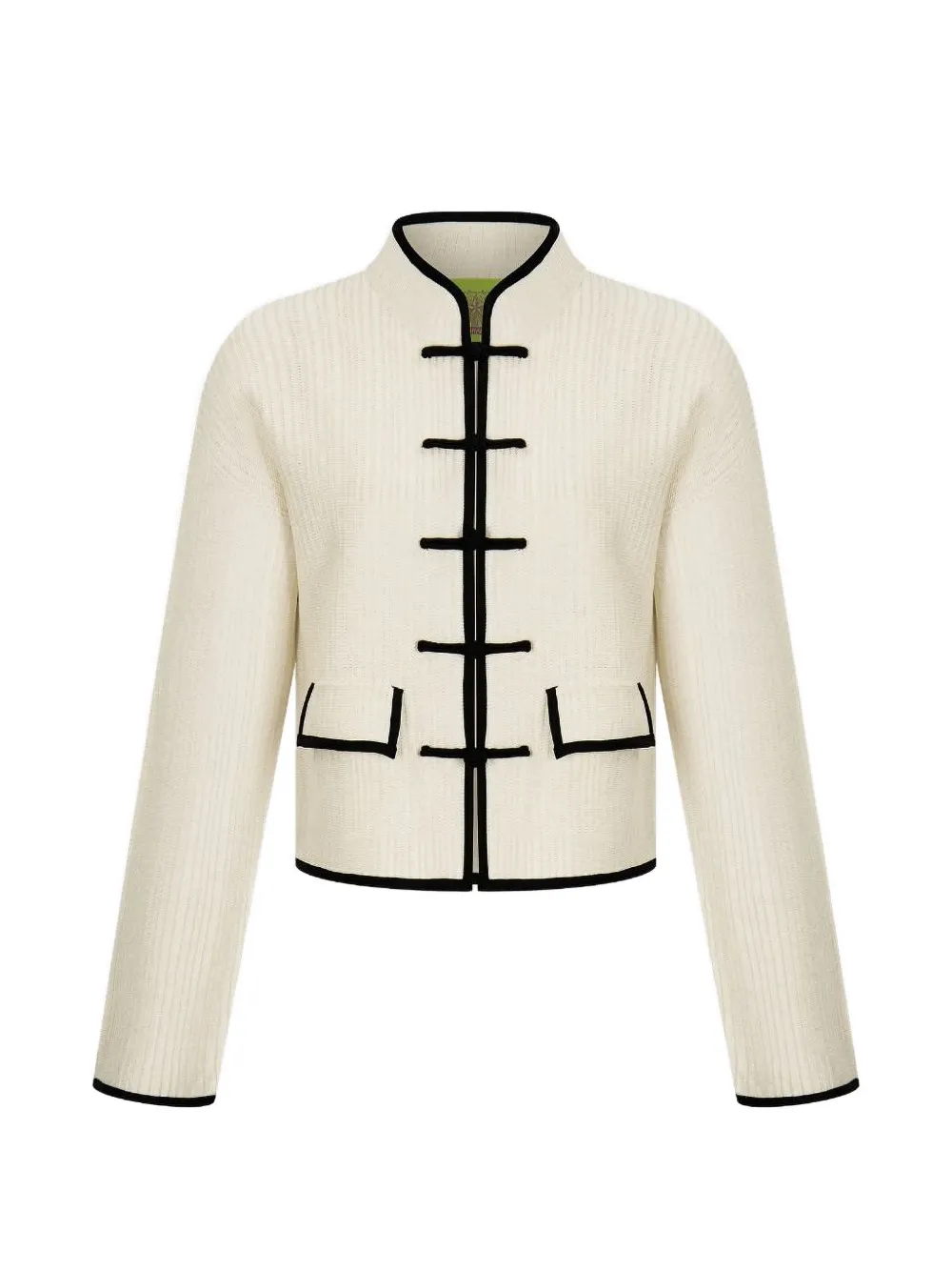 Shanghai Tang Tang toggle-fastening jacket - Bianco
