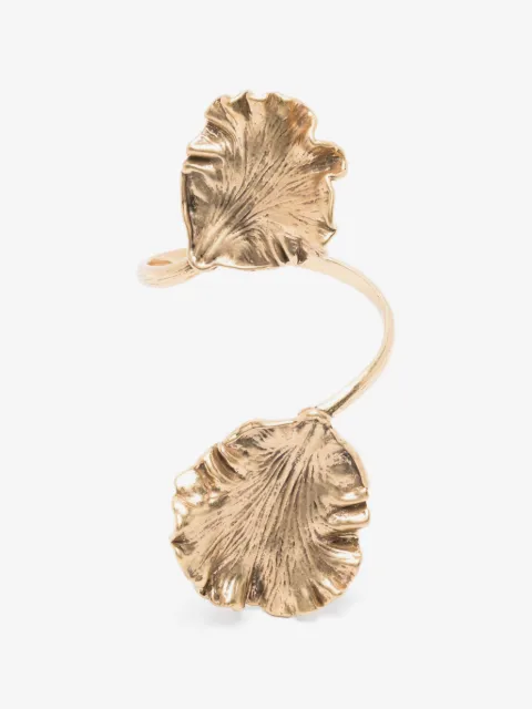Cult Gaia Iris leaf-detail bracelet