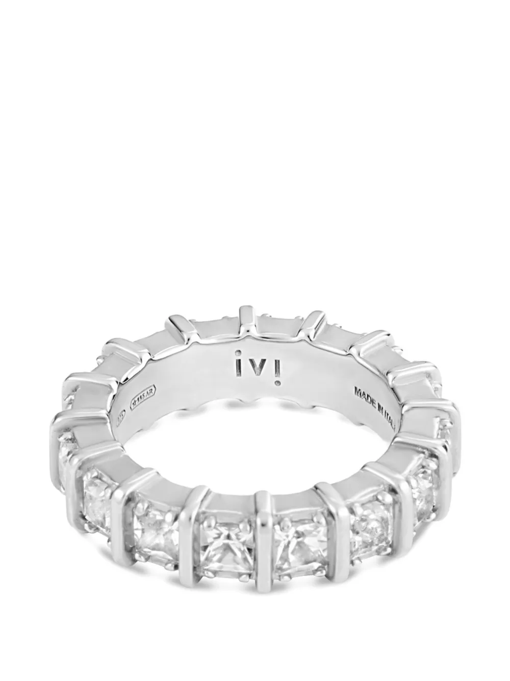 IVI Fede nuziale con logo - Argento