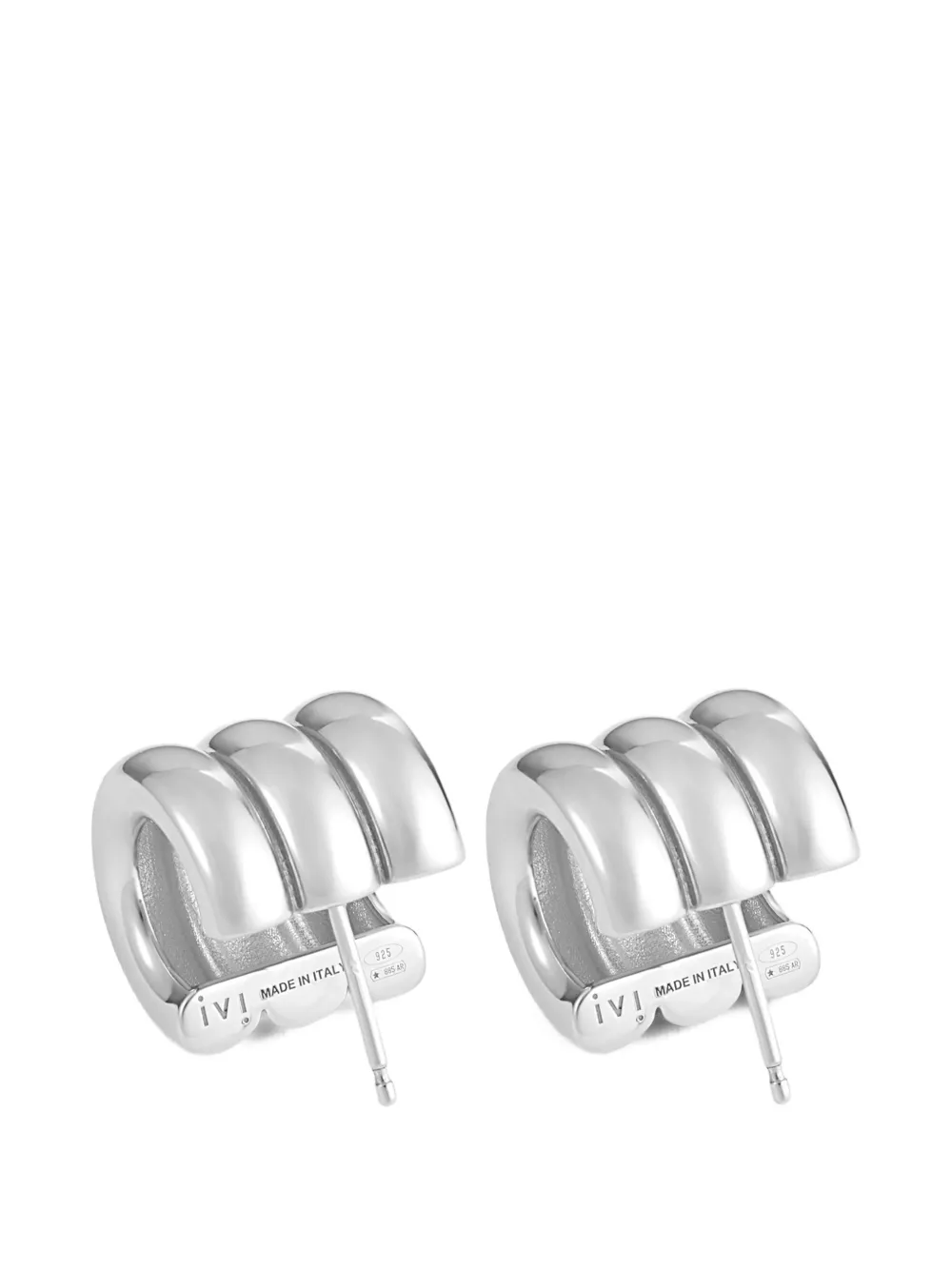  Ivi Pendientes De Aro Gaia Mini - Plateado 