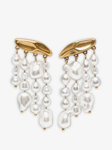 Cult Gaia pearl-drop earrings