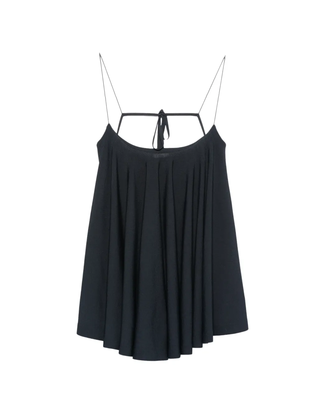 Jacquemus Le Haut Voile pleated top - Blu