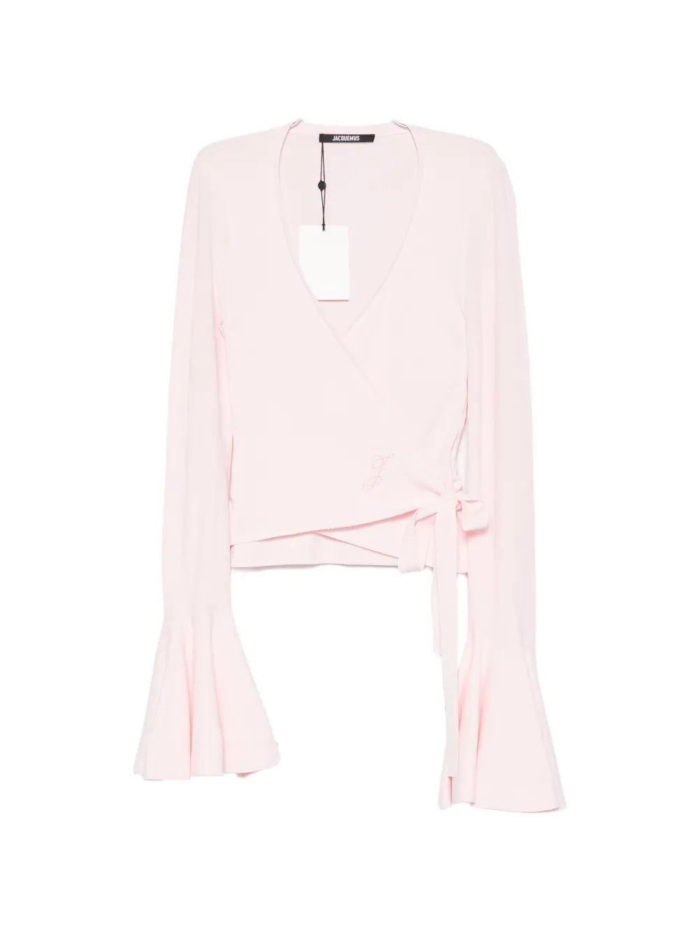 Jacquemus Paysan flared-sleeve sweater - Rosa